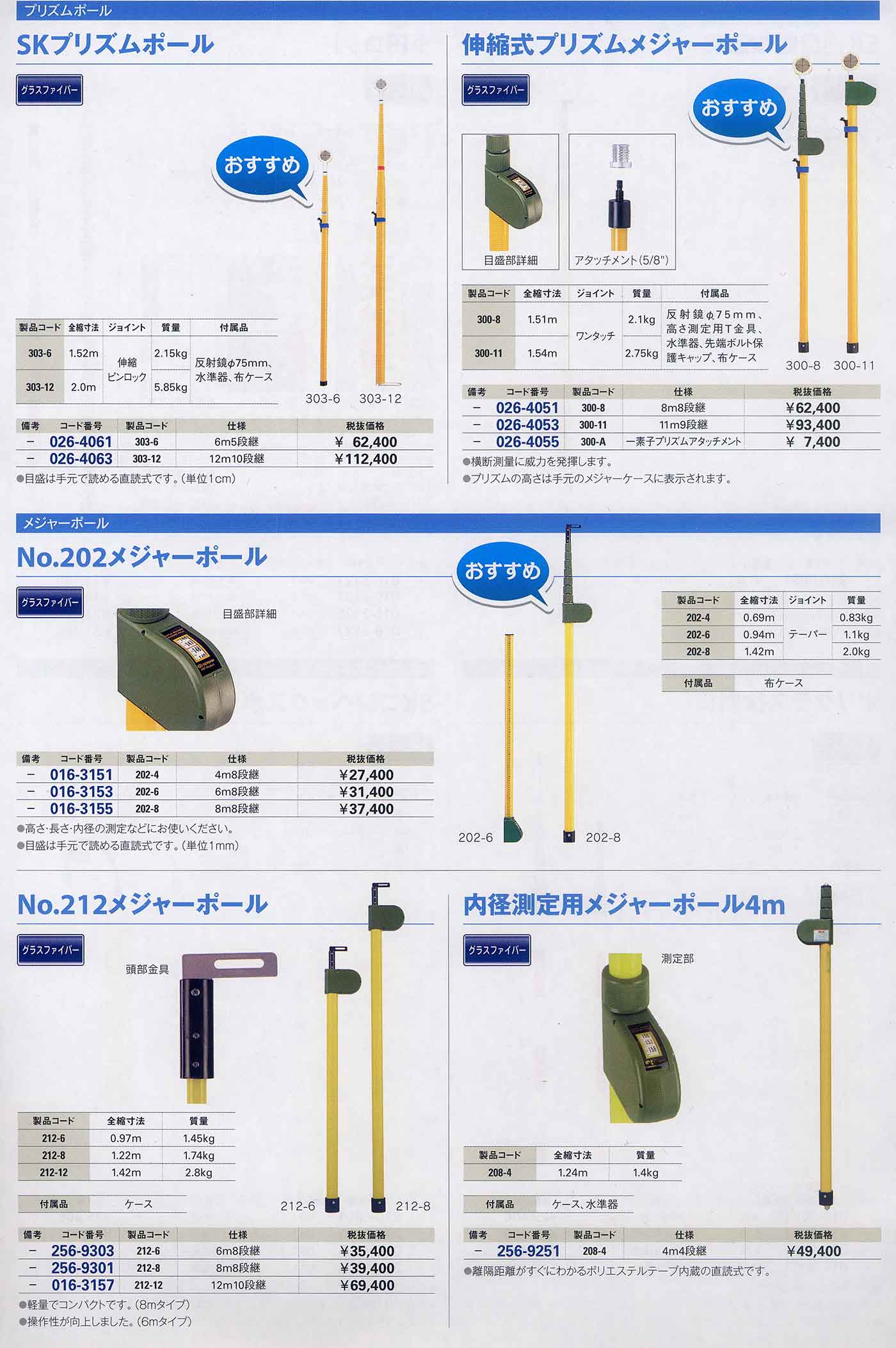 国内発送】 ファースト店宣真工業 AS-15 間隔測定桿 Aタイプ 伸縮式 全長15m