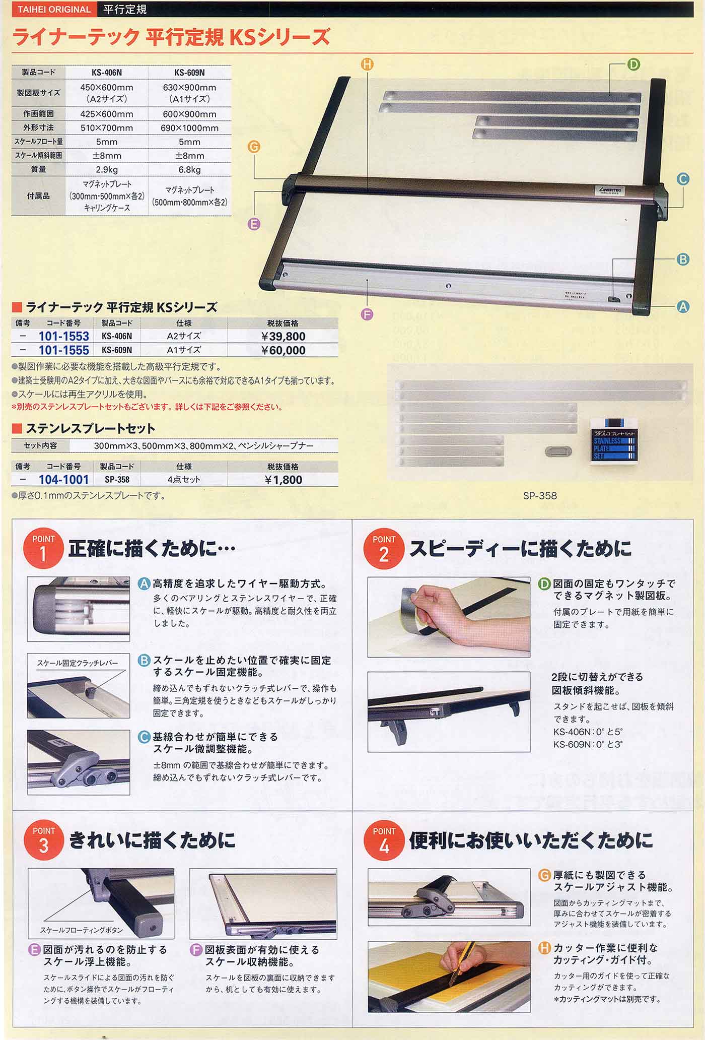 日本製平行定規 建築士1級2級対応 通販 ソシオコーポレーション